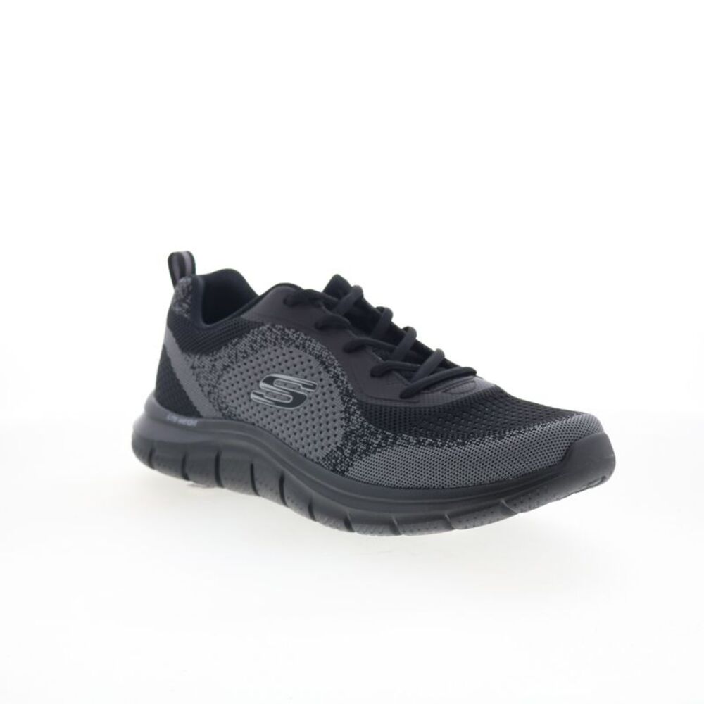 Skechers Mens Track - Glendor Black Shoes (NWT) - Picture 2 of 7